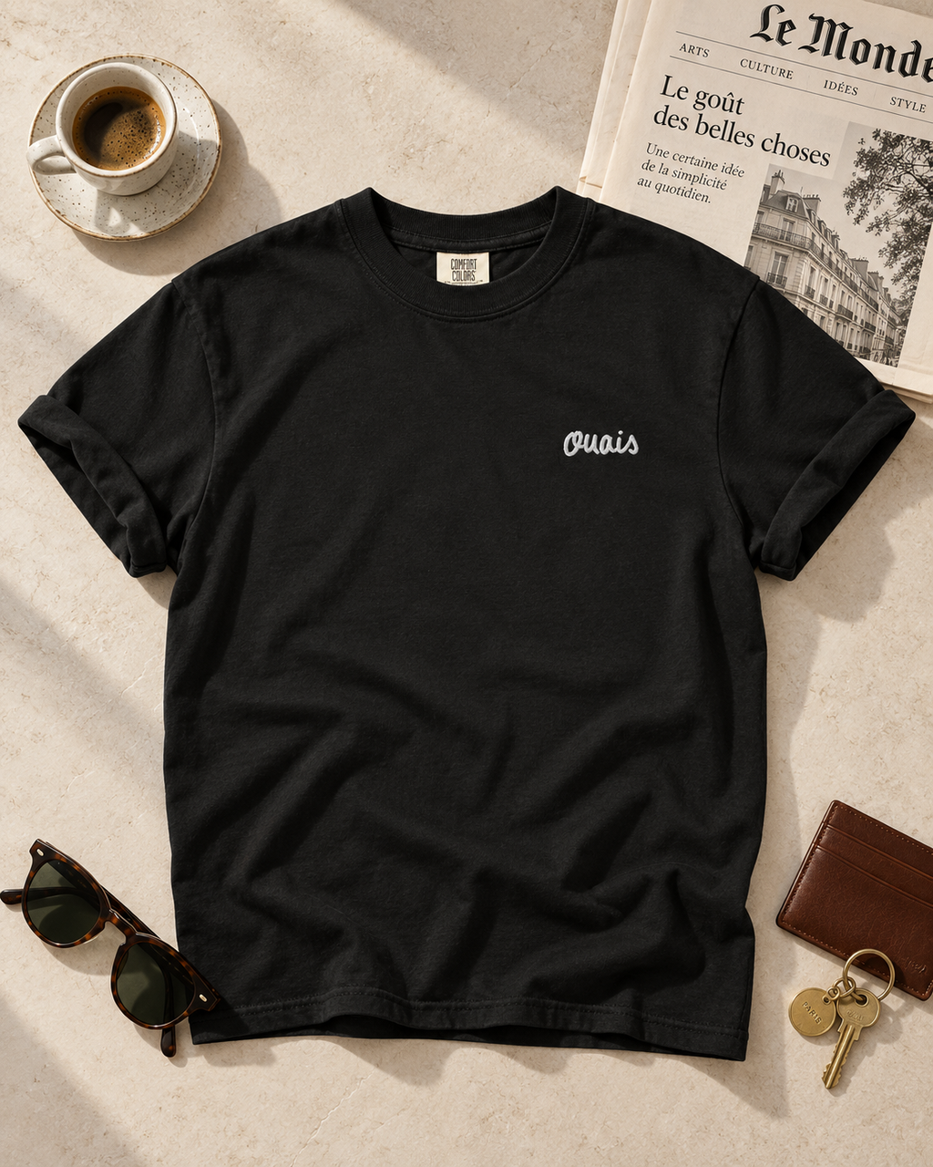 Ouais Tee — Charcoal