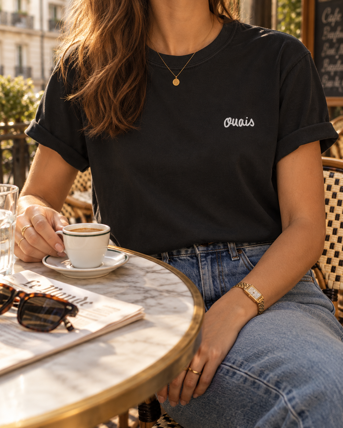 Ouais Tee — Charcoal