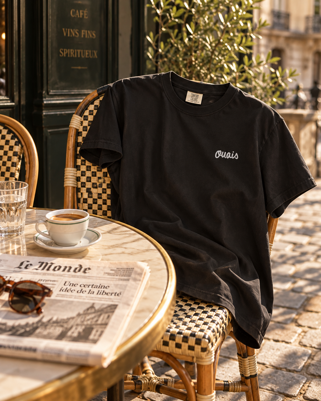 Ouais Tee — Charcoal